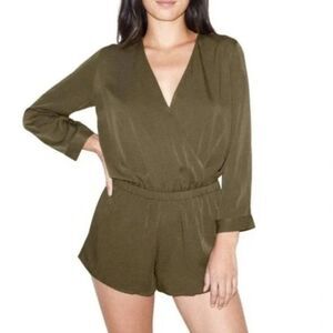 Army Green/Brown Jumper American Apparel Medium Pockets